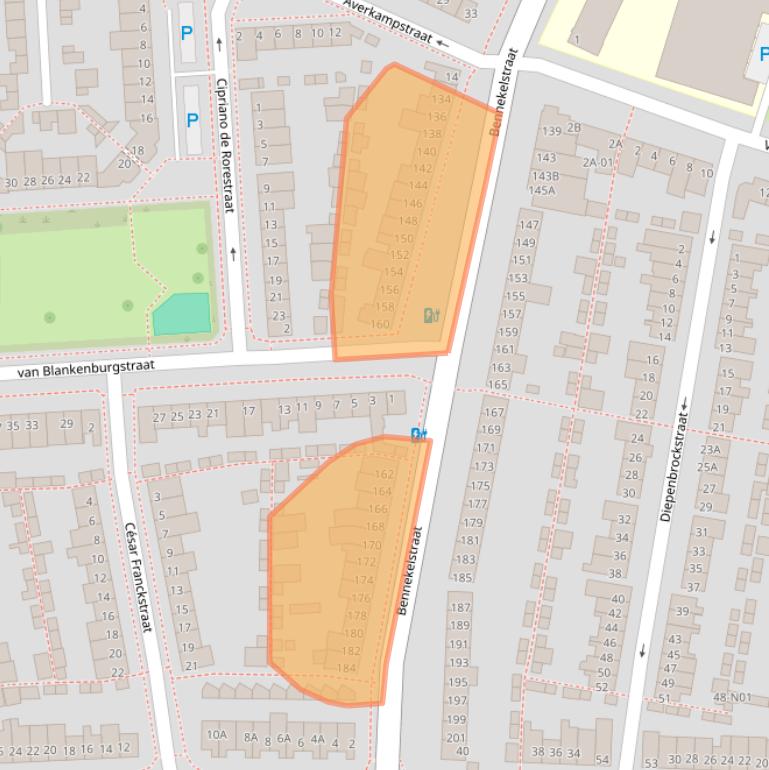 Kaart van postcodegebied 5654DK.