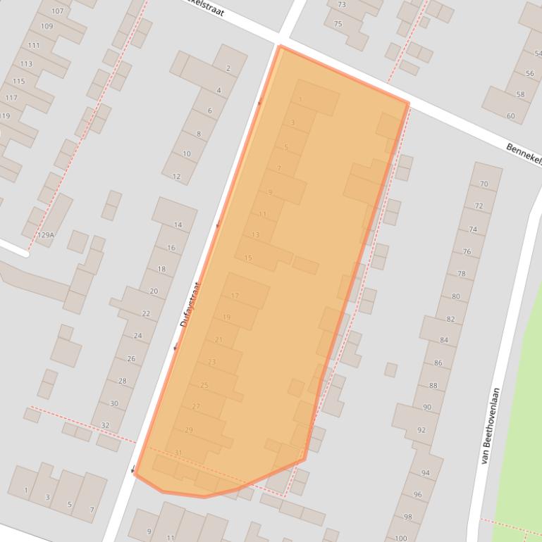 Kaart van postcodegebied 5654DV.