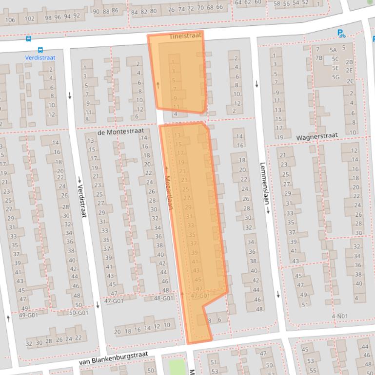 Kaart van postcodegebied 5654EK.