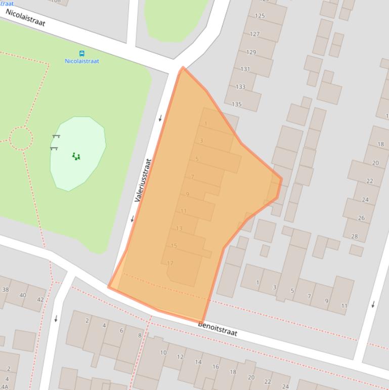 Kaart van postcodegebied 5654GK.