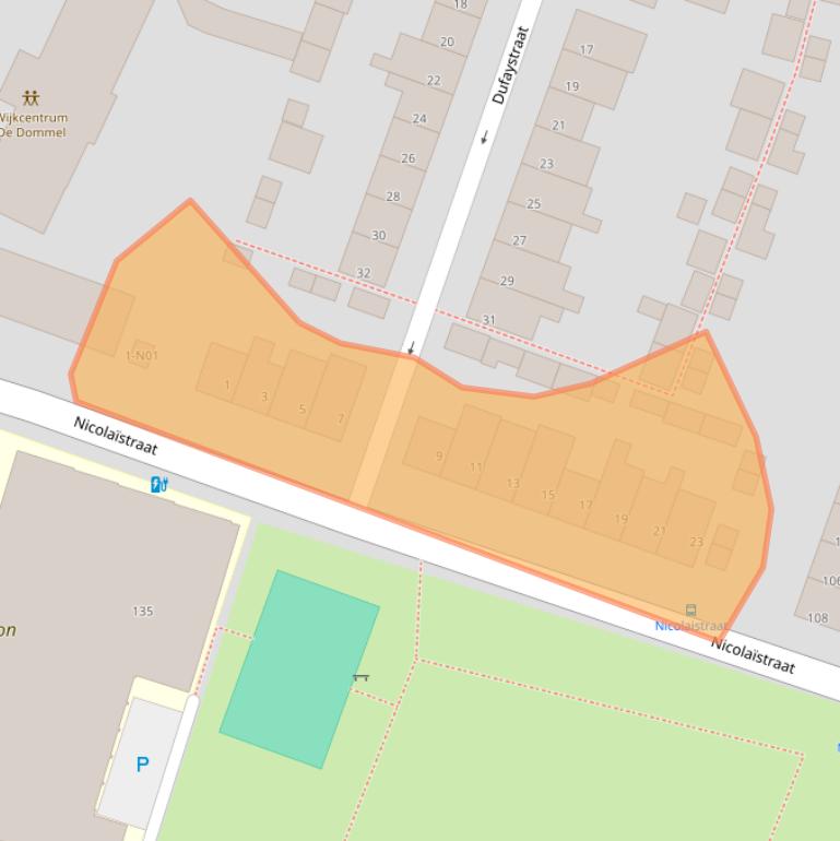 Kaart van postcodegebied 5654GM.