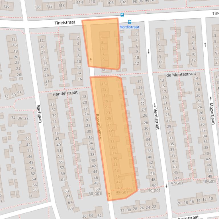Kaart van postcodegebied 5654HH.