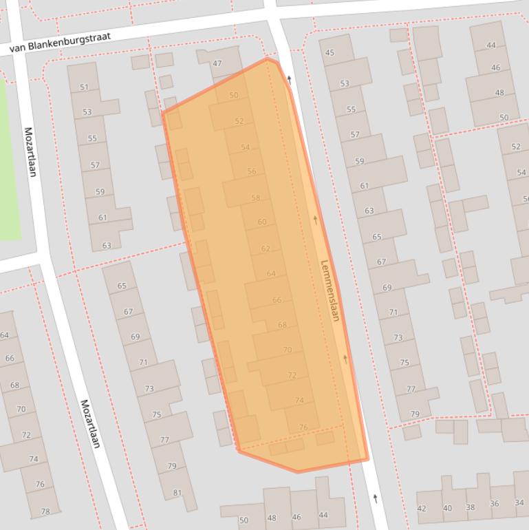 Kaart van postcodegebied 5654JN.