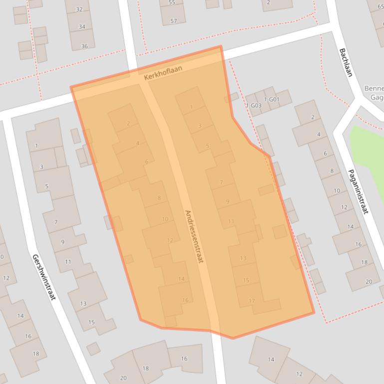 Kaart van postcodegebied 5654KE.