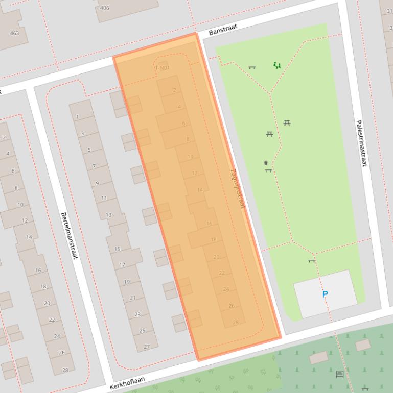 Kaart van postcodegebied 5654KJ.