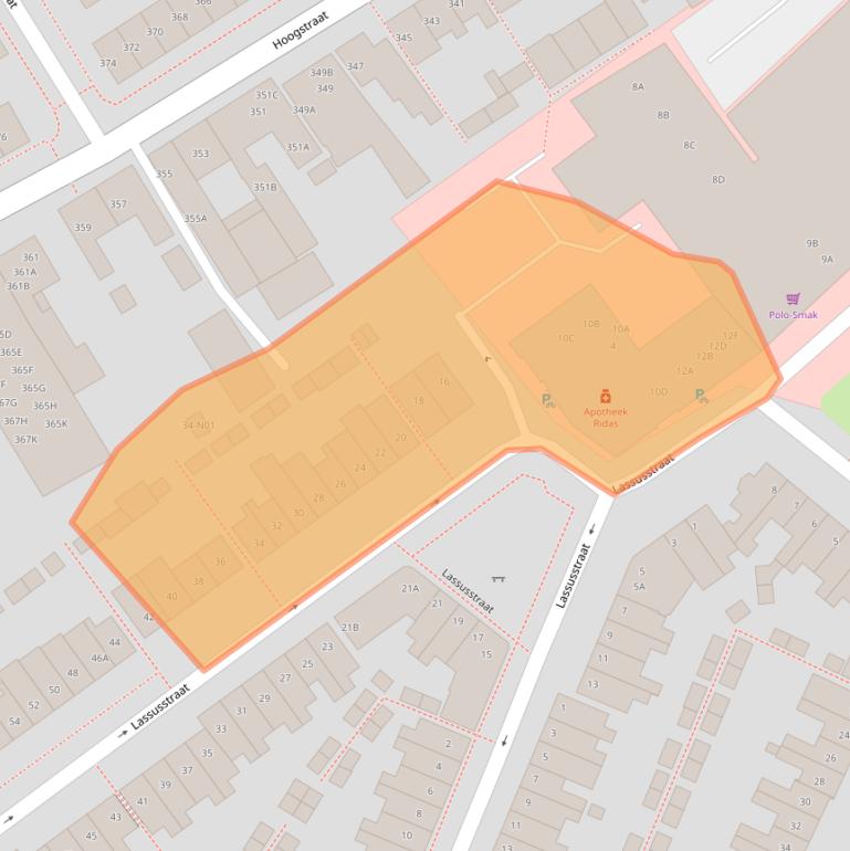 Kaart van postcodegebied 5654LL.