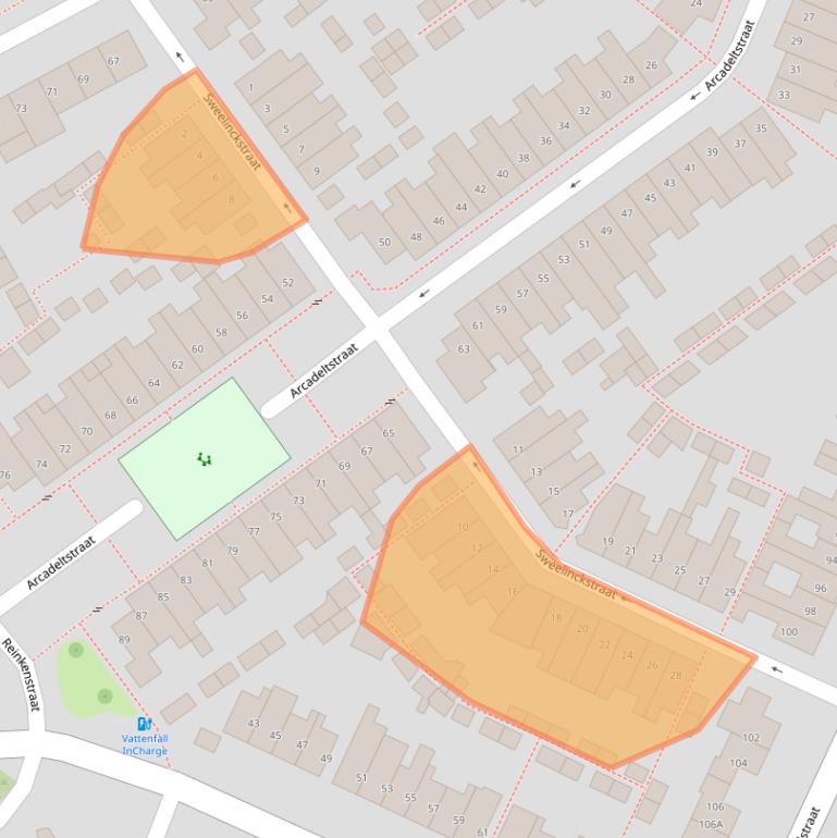 Kaart van postcodegebied 5654LR.