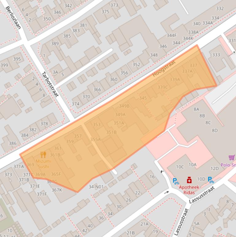 Kaart van postcodegebied 5654NC.