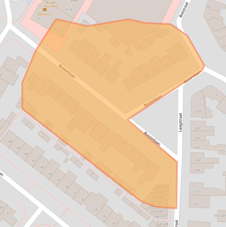Kaart van postcodegebied 5654NP.
