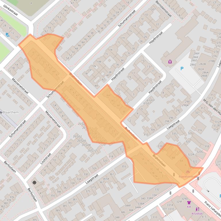 Kaart van postcodegebied 5654NW.