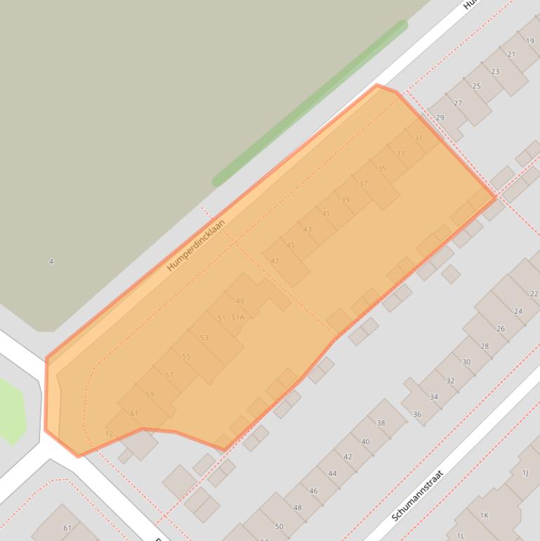 Kaart van postcodegebied 5654PB.