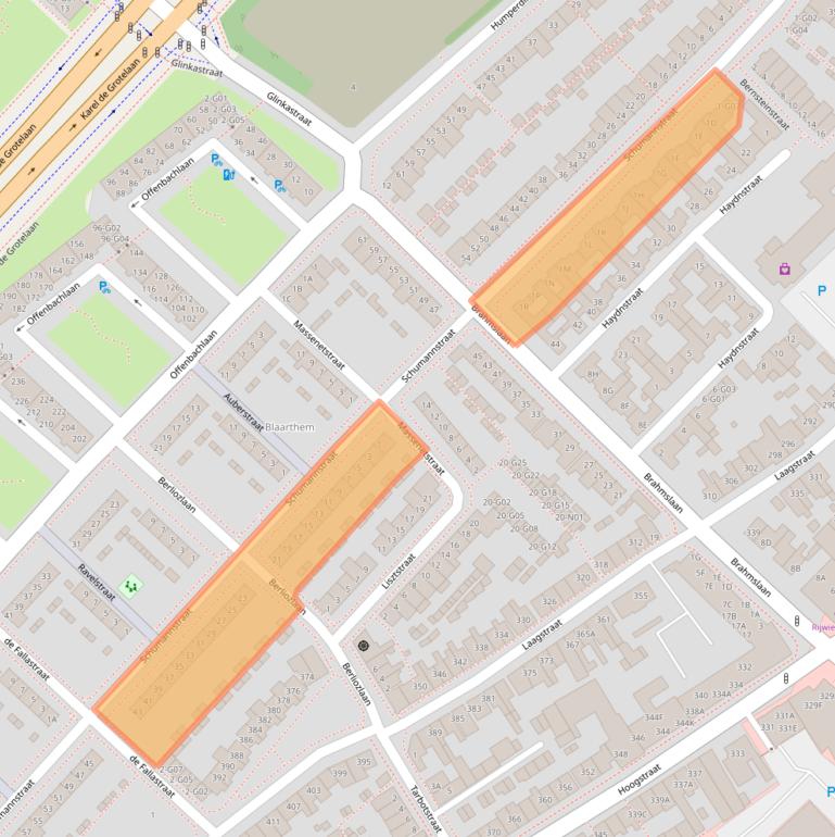 Kaart van postcodegebied 5654PE.