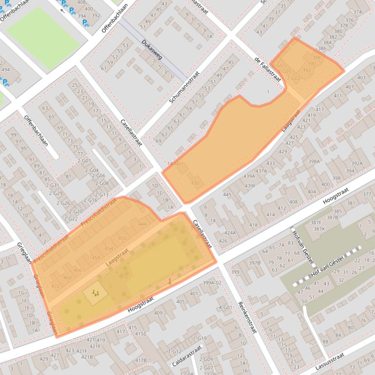 Kaart van postcodegebied 5654PS.