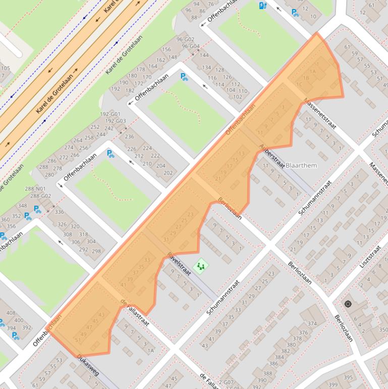 Kaart van postcodegebied 5654RA.