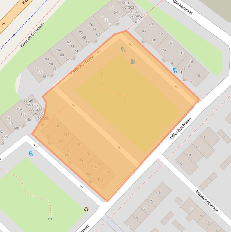 Kaart van postcodegebied 5654RG.