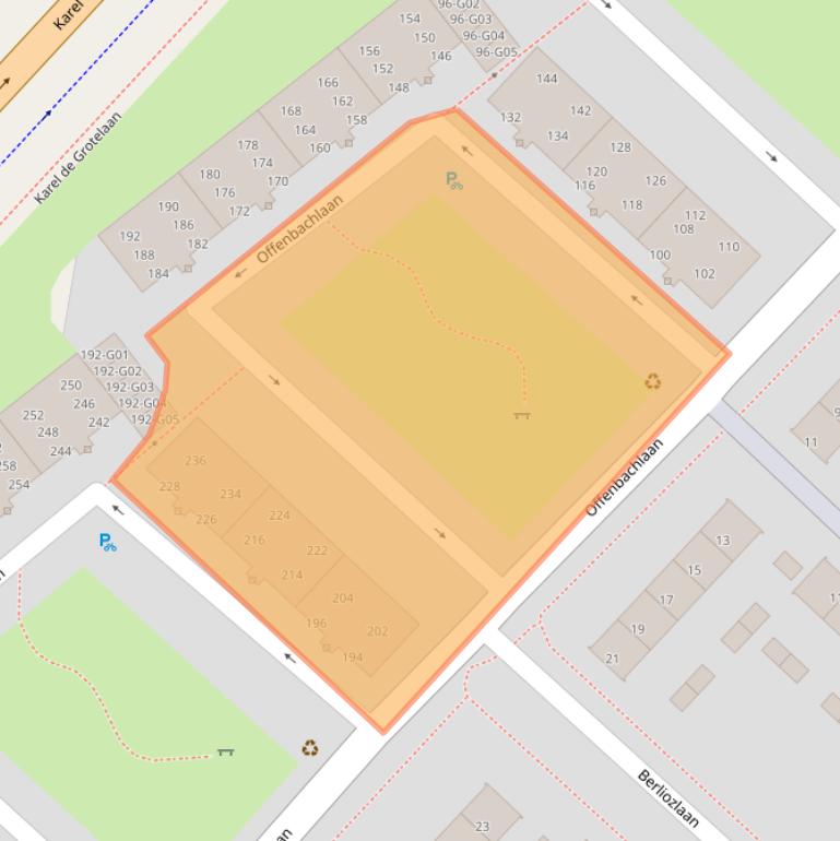 Kaart van postcodegebied 5654RJ.