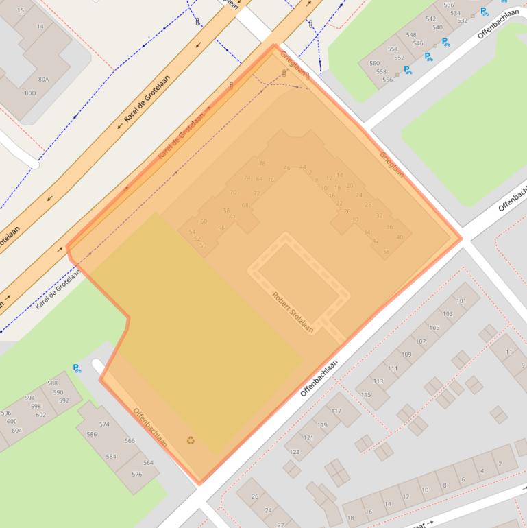 Kaart van postcodegebied 5654RT.