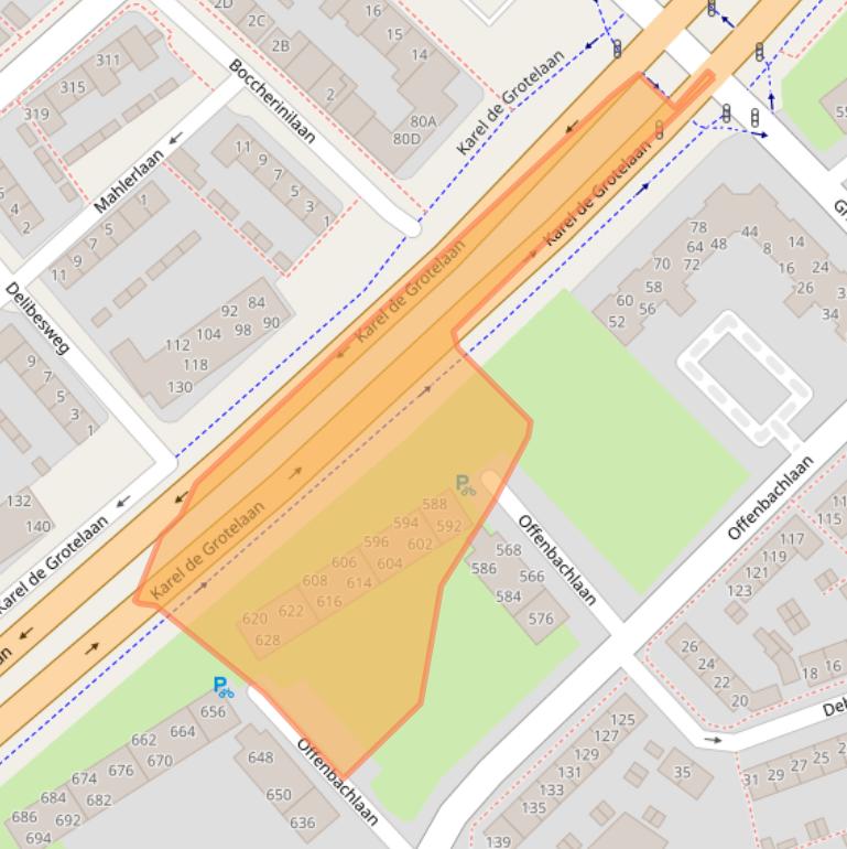 Kaart van postcodegebied 5654RW.