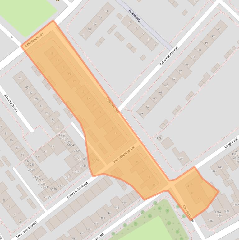 Kaart van postcodegebied 5654SH.