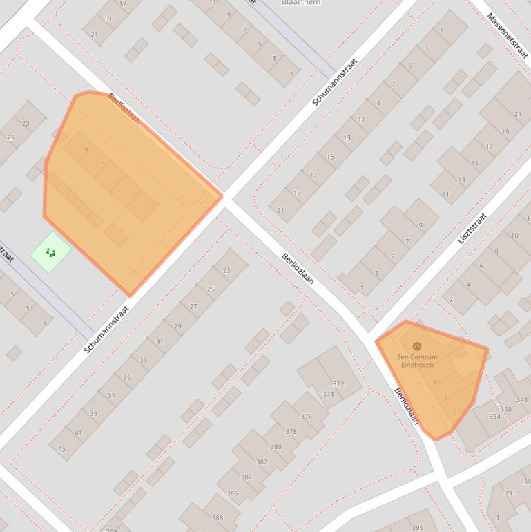 Kaart van postcodegebied 5654SM.