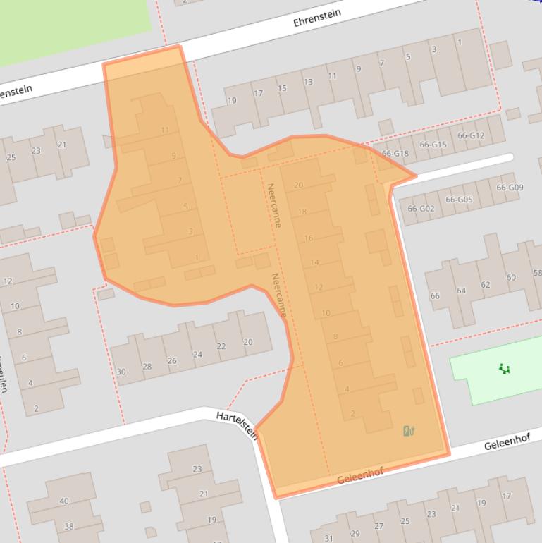 Kaart van postcodegebied 5655AC.