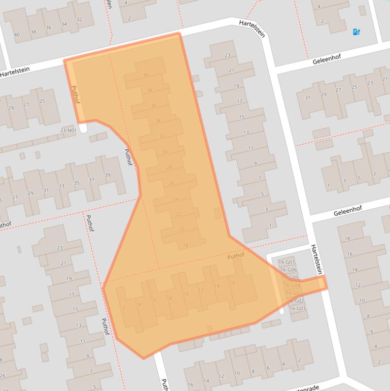 Kaart van postcodegebied 5655AN.