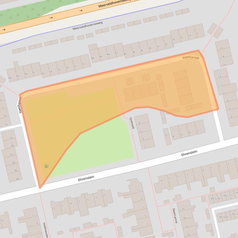 Kaart van postcodegebied 5655AR.