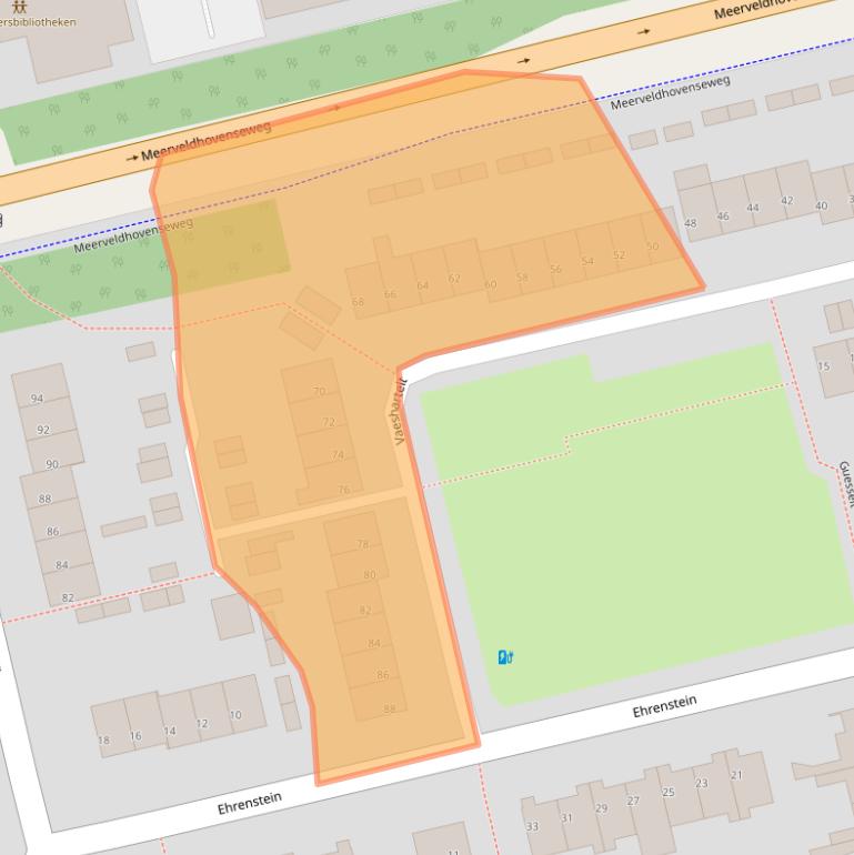 Kaart van postcodegebied 5655AV.