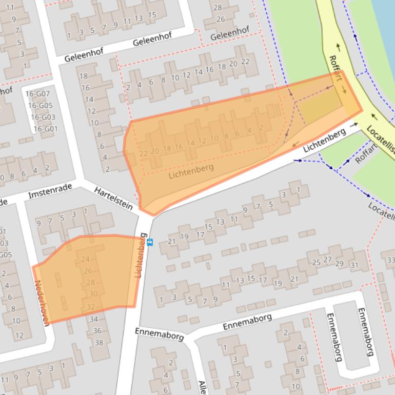 Kaart van postcodegebied 5655BG.