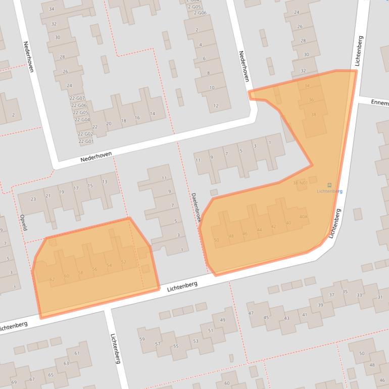 Kaart van postcodegebied 5655BH.