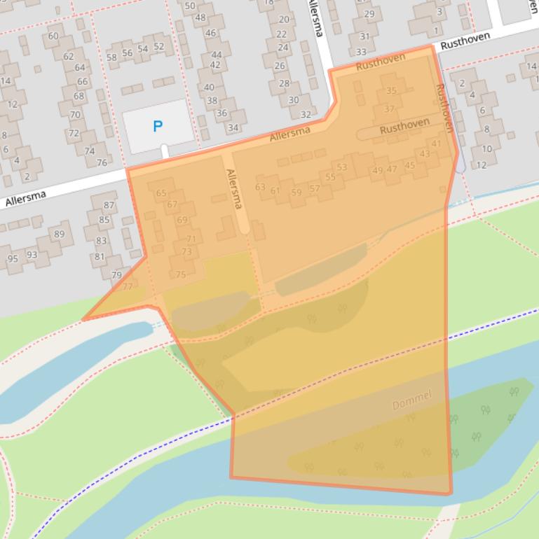 Kaart van postcodegebied 5655CB.