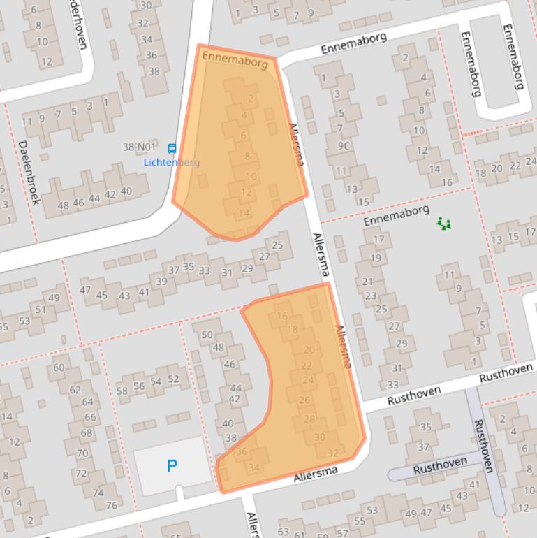 Kaart van postcodegebied 5655CE.