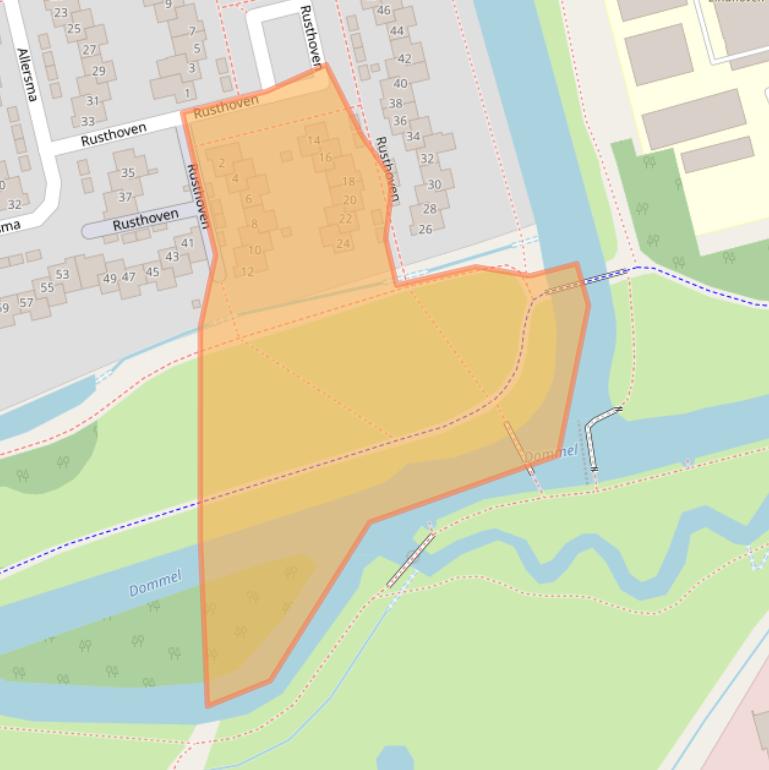 Kaart van postcodegebied 5655CM.