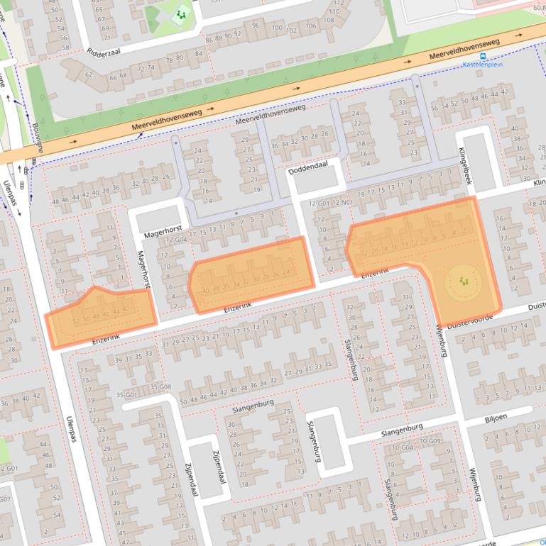 Kaart van postcodegebied 5655EH.