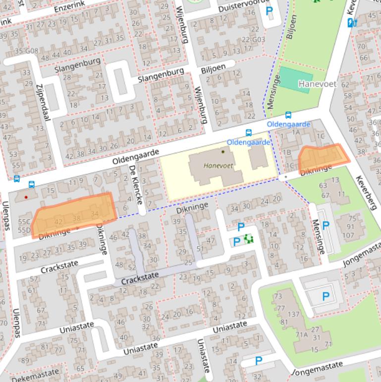 Kaart van postcodegebied 5655HZ.