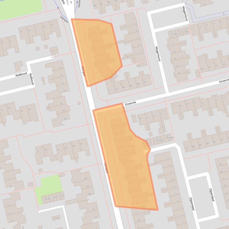 Kaart van postcodegebied 5655JA.