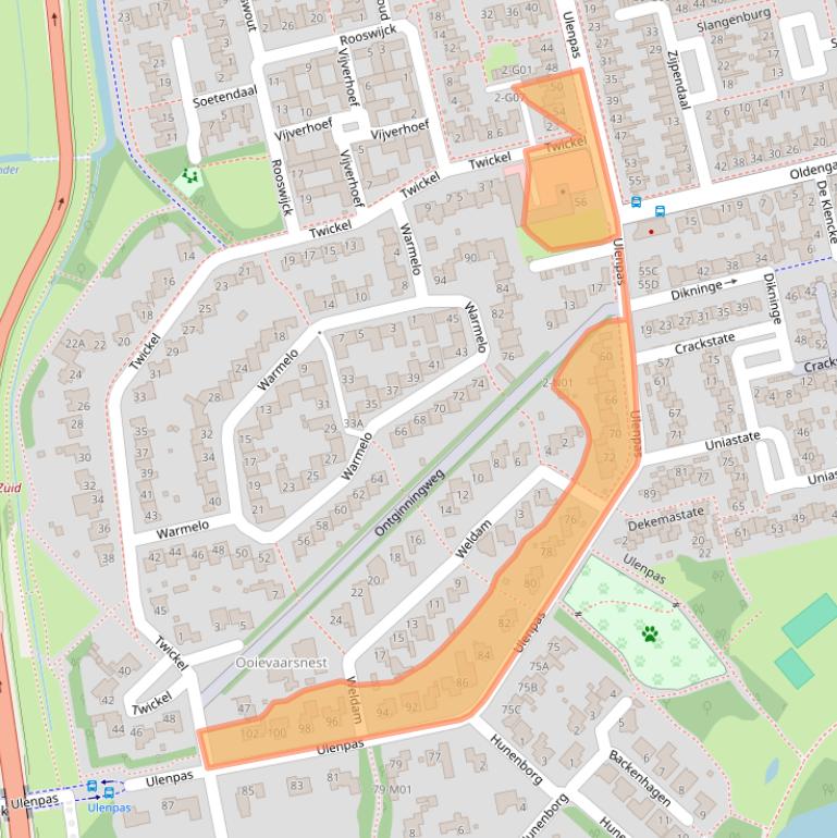 Kaart van postcodegebied 5655JD.