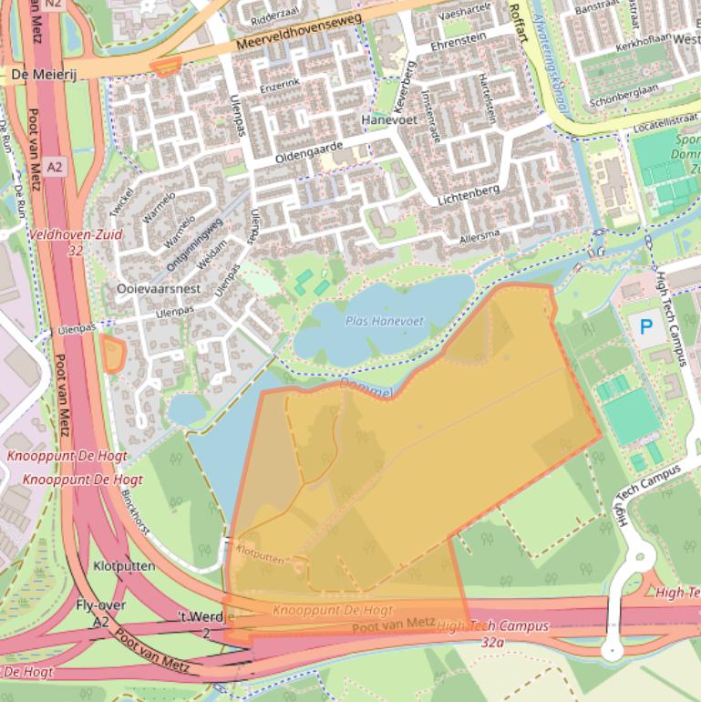 Kaart van postcodegebied 5655JH.