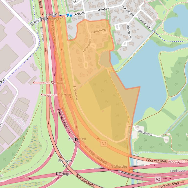 Kaart van postcodegebied 5655JL.