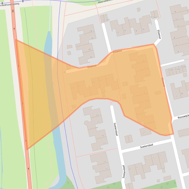 Kaart van postcodegebied 5655JR.