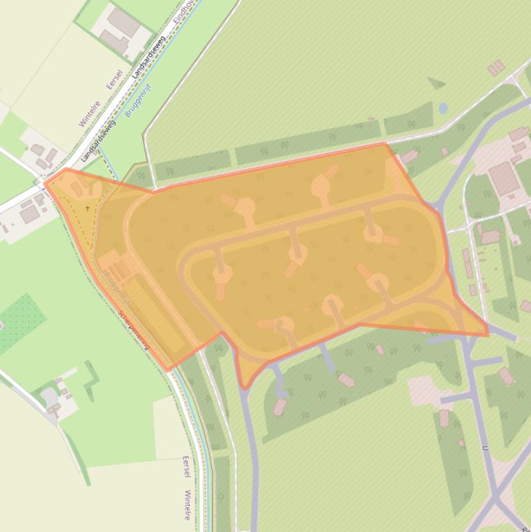 Kaart van postcodegebied 5657AA.