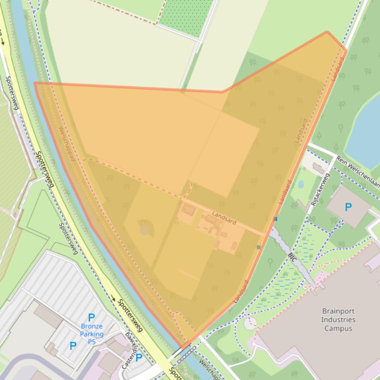 Kaart van postcodegebied 5657AJ.