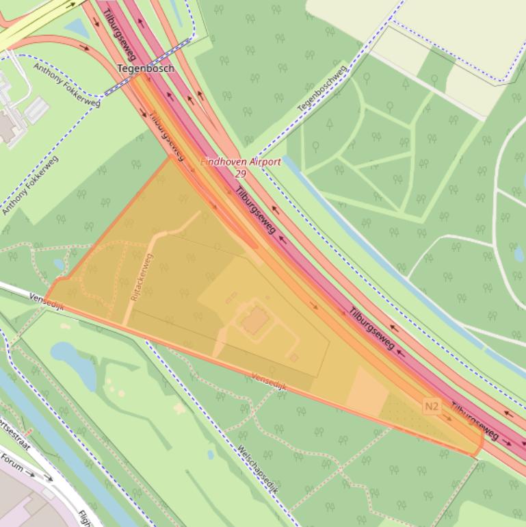 Kaart van postcodegebied 5657AK.