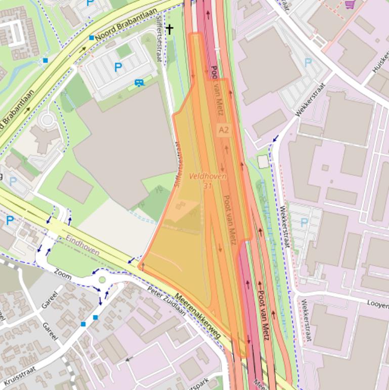 Kaart van postcodegebied 5657AN.