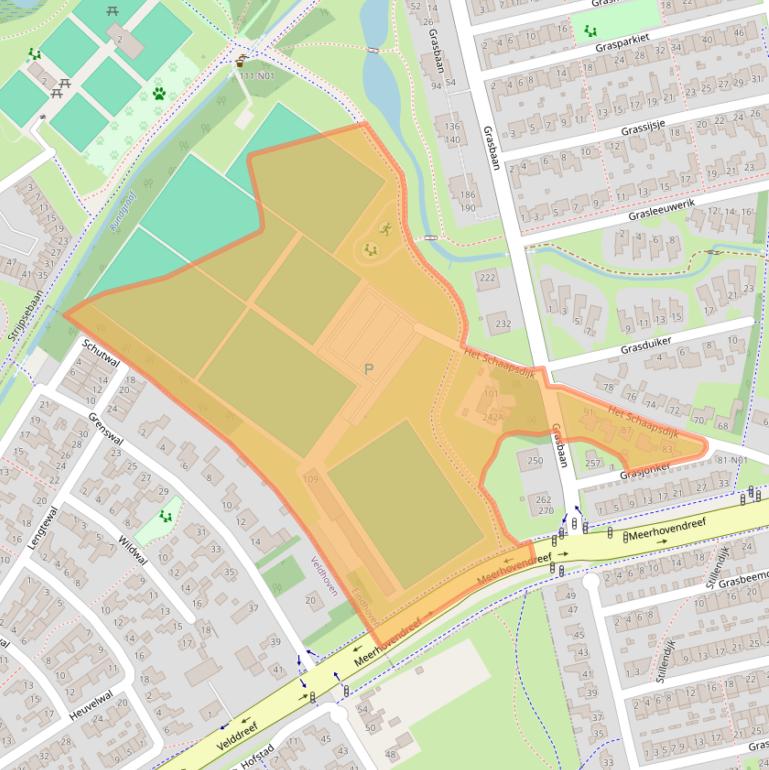 Kaart van postcodegebied 5657AW.