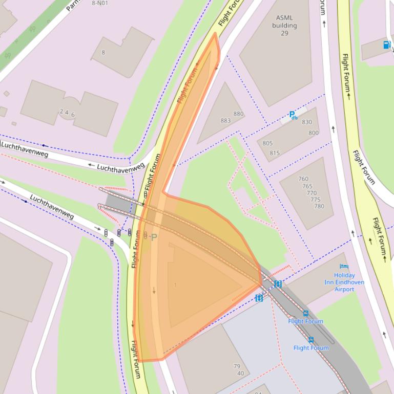 Kaart van postcodegebied 5657DA.