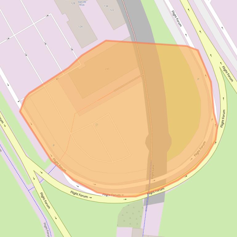 Kaart van postcodegebied 5657DH.