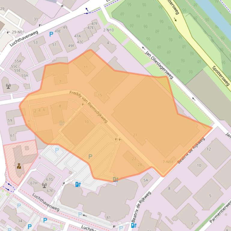 Kaart van postcodegebied 5657EE.