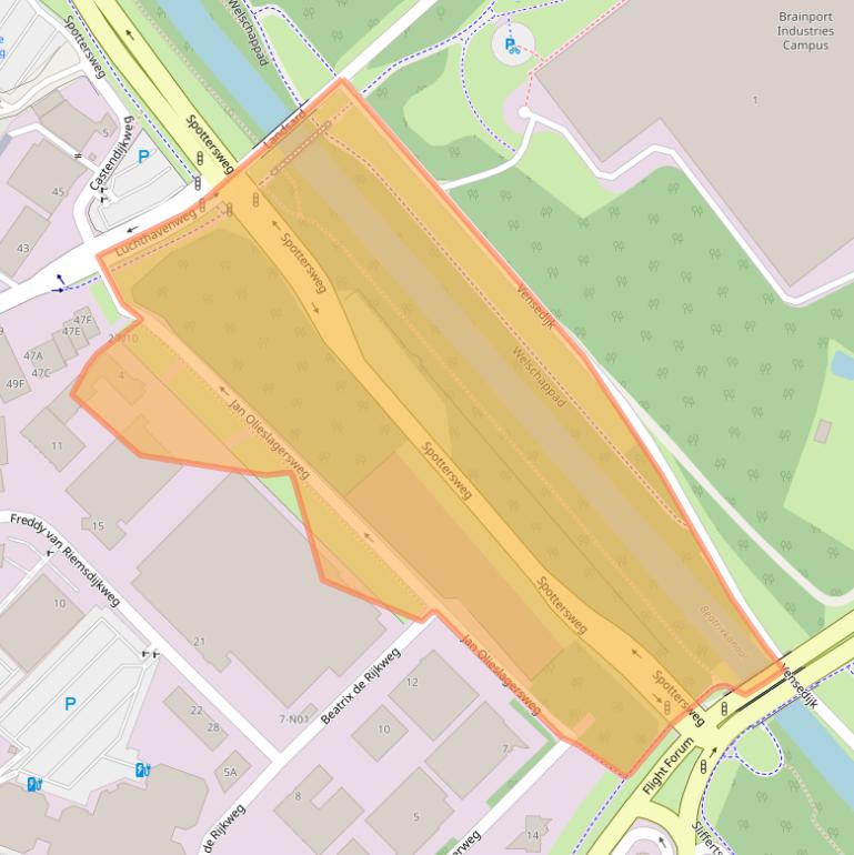 Kaart van postcodegebied 5657EL.