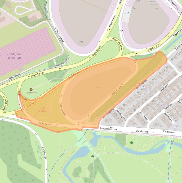 Kaart van postcodegebied 5657EX.